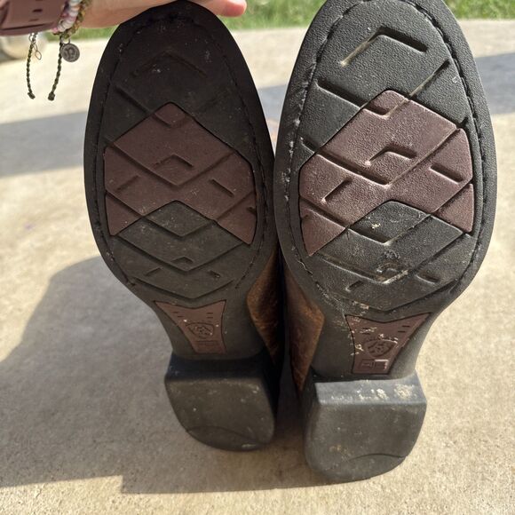 Men's Ariat Heritage Roper Western Boots Men’s Size 12D Cowboy Leather - Picture 13 of 16